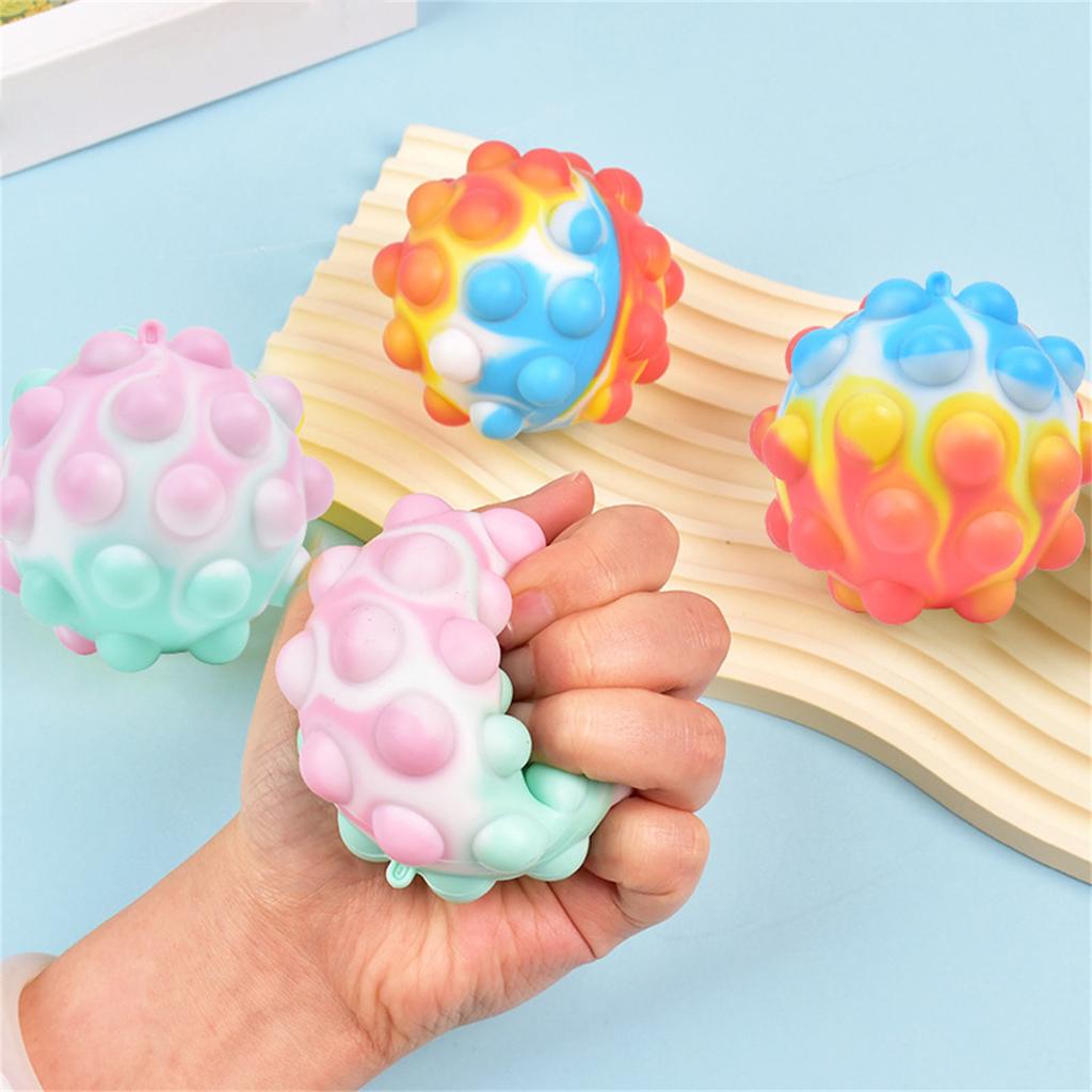 Multi-colored Ball Stress-relieving Toy, Suitable For Adults And Children (colors Are Random)