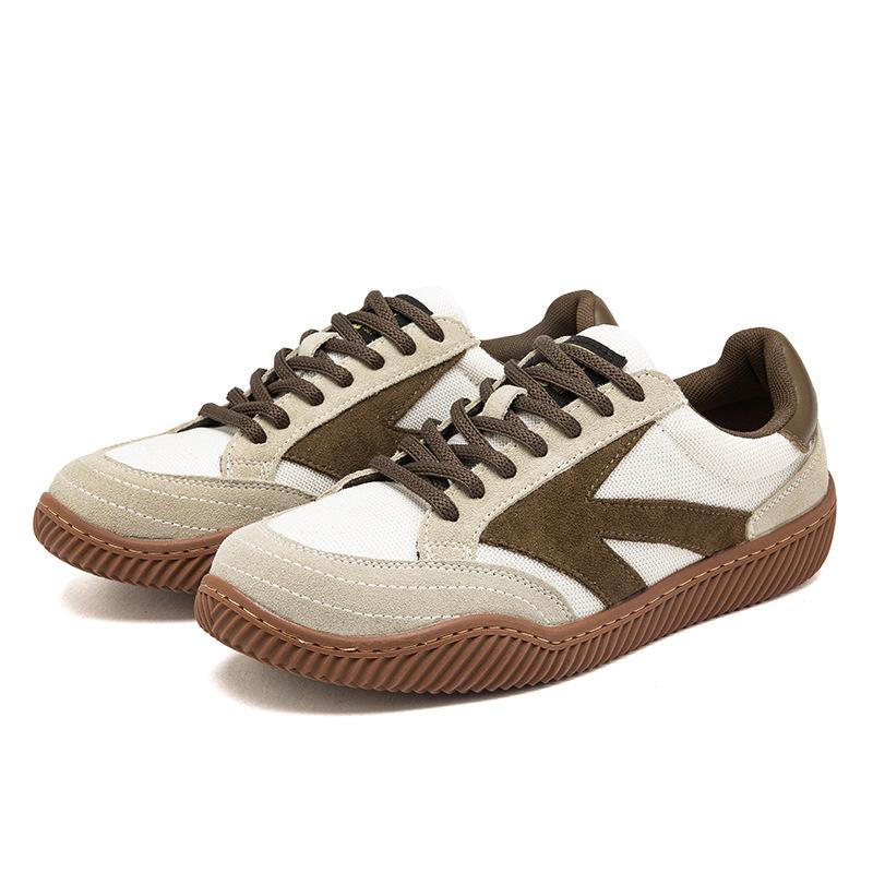 

Dexun shoes men s retro 2025 summer new low-top casual board shoes men s versatile sense American mesh breathable bread 44