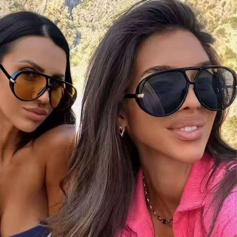 New Vintage Fashion Pilot Sun Glasses Women Retro Luxury Sunglasses Outdoor Driving Shades Lady Man Protective Glasses Uv400