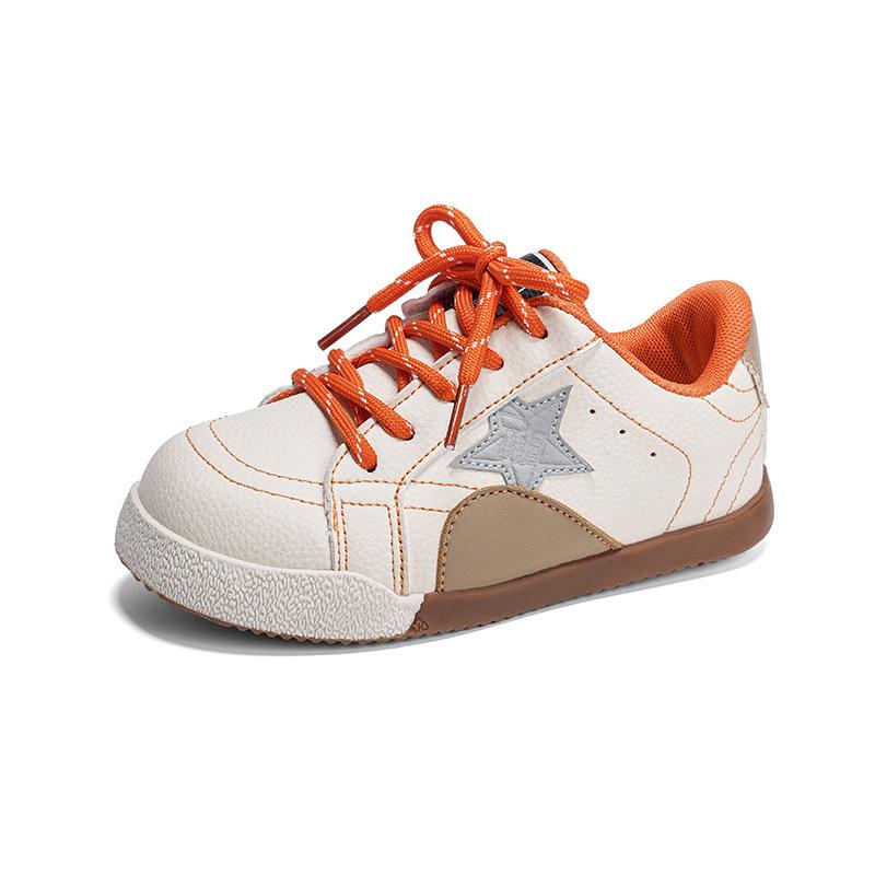 2025 Autumn New Children's Fashion Stars Casual Board Shoes Sports Shoes Versatile Children's Cute Shoes