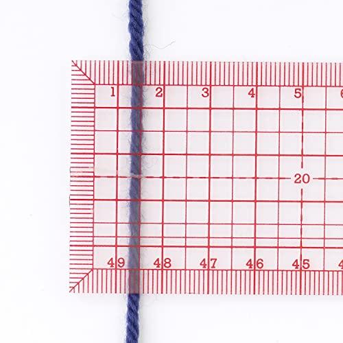 Knitworm Merino M Wolle, Mittelschwer, 40g, Ca.. 80m, Packung mit 8 Farben (1. Licht)