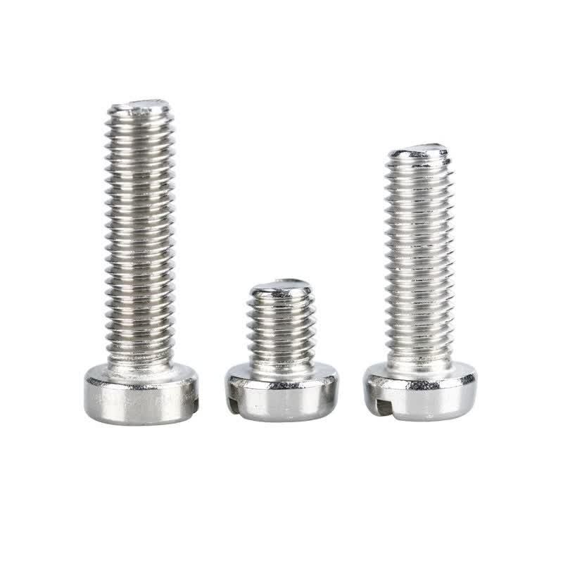 304 Stainless Steel Slotted Pan Head Machine Screws