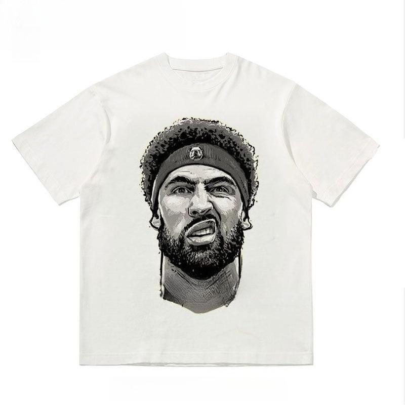 

2025 Autumn and Winter Pure Cotton Skin-friendly T-shirt Men and Women Couples Fashion Simple Printing Trend Large Size T-shirt 4XL