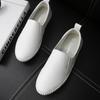 Mocassini bianchi versatili slip-on da donna – Scarpe casual basse da sera per l'autunno 2025