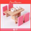 Wooden Mini Simulation Bedroom Kitchen Living Room Children Scene Set Toy