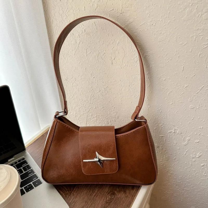 Girls' Baguette Shoulder Bag Versatile Premium Support Luxury Brand Warm Armpit for  New Texture
