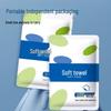 Compact Compressed Pure Cotton Towels - Thick, Individually Wrapped, Perfect for Travel, Easy Makeup Removal.