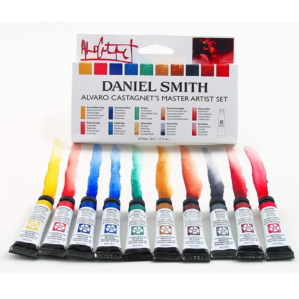 Daniel Smith Transparente Aquarellfarbe Extrafein Alvaro Castanet 10 Farbset 5ml 285610016 (Nein. 2)