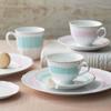 Noritake Cup Saucer Set of 6 Daisy Belle Fine & (Coffee & Tea), 220cc, Design, Microwave-Safe, Pink, Porcelain, N9587A/1705