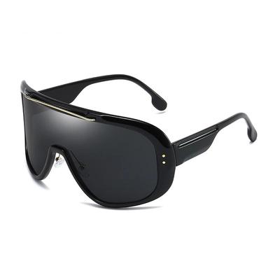 Visiera Specchiata Maschera Occhiali da Sole Donna Uomo Occhiali Antivento Oversize Occhiali Monopezzo Montatura Grande Lenti Oscuranti Sport UV400