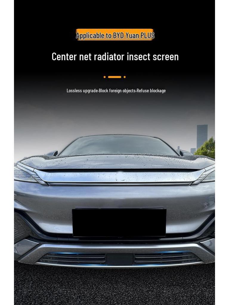 22-23 BYD Yuan PLUS Grill Siatka przeciw owadom: Osłona przed kurzem i komarami, bez klamer