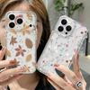 Black Rose Floral Pattern Case For iPhone 17 Pro Max Coque iPhone 16 15 14 13 Pro Max 11 Clear TPU Silicone Soft Cover