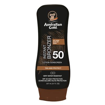 Apsauga nuo saulės su bronzantu SPF50