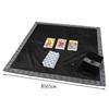 INIBUD Premium Thick Velvet Tarot Cloth with Pouch for Tarot Stone Cards, 65x65cm, Philosopher's