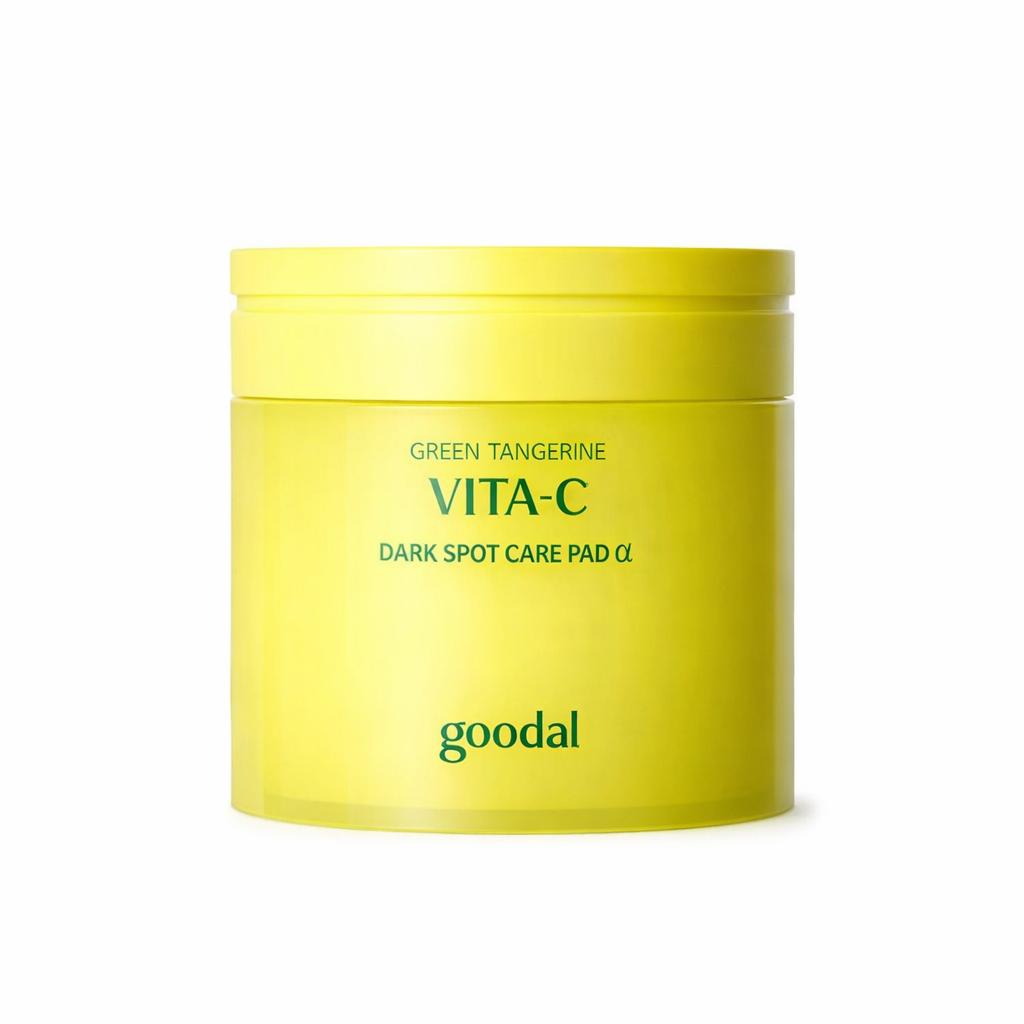 

Goodal Green Tangerine Vita C Dark Spot Care Pad Alpha Brightening & Exfoliating 70 Pads