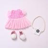 Plaid Skirt & Accessories Set for 25cm Milu Tang Dynasty Doll
