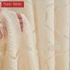 1PC Nuan Series Jacquard Window Sheer Curtain European Design Flowers Tulle Living Room Curtain For Home Decor