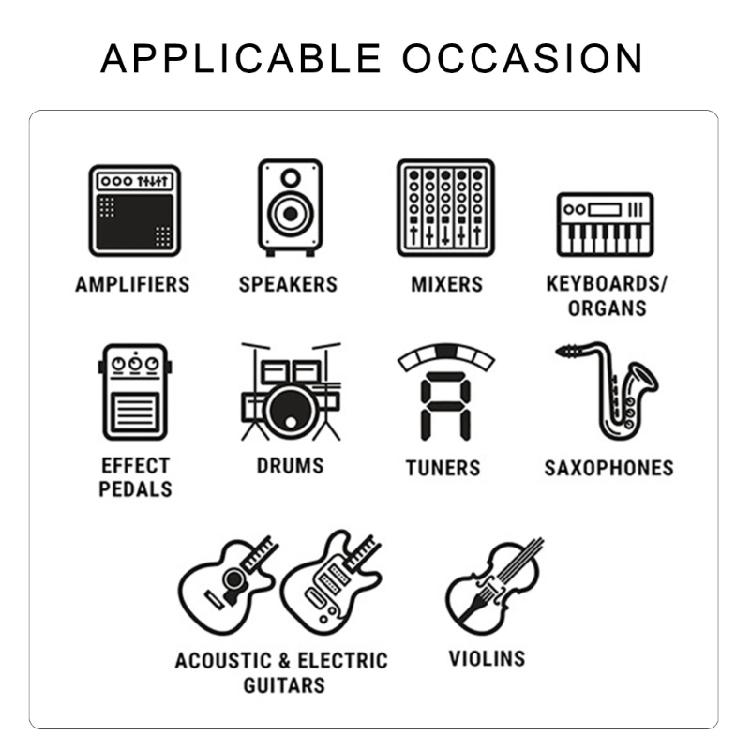 Guitar Cable Instrument Cable Guitar Cord Guitar Cable Guitar Cable Cord for Guitar Keyboard 1/4Inch Cable Right Angles