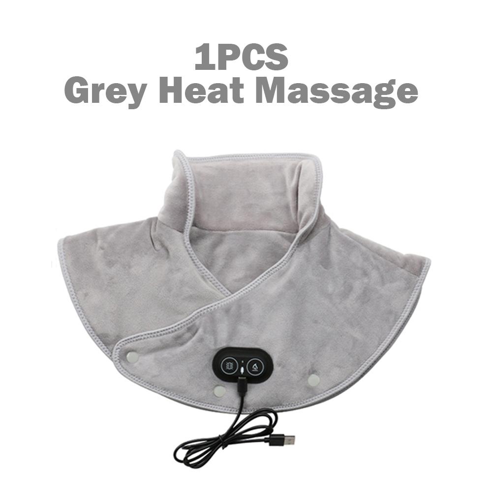 3 Level Electric Heated Massage Shawl Constant Temperature Back Pain Care Tool Multifunctional Winter Warmer Blanket Home Office
