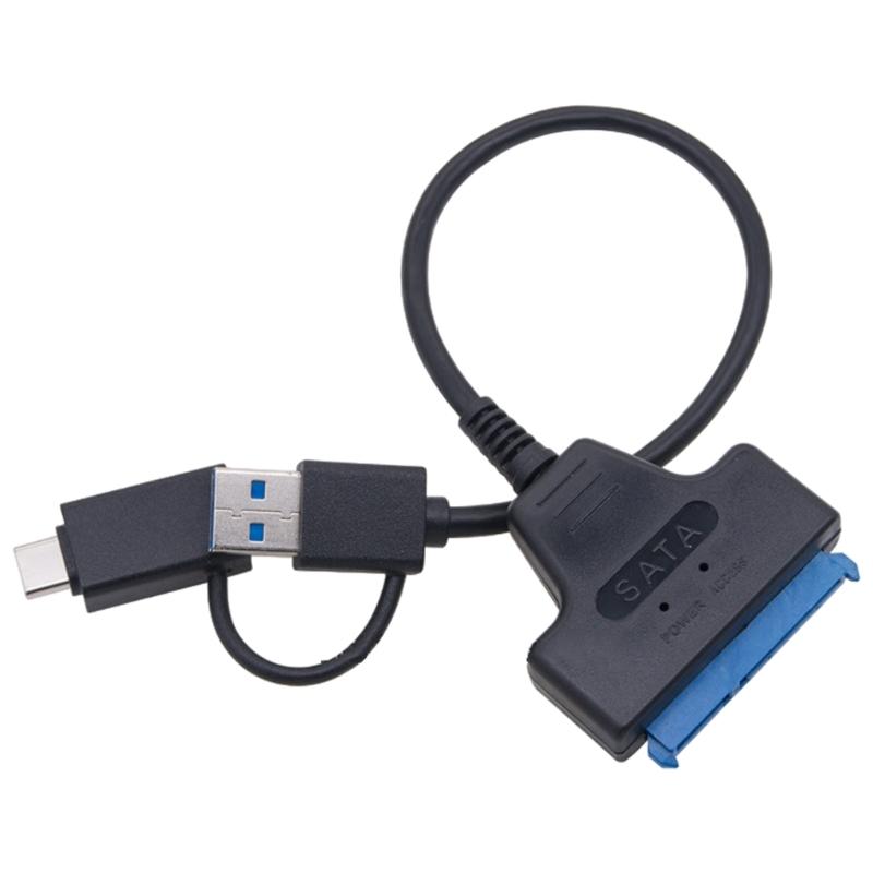 

USB 3.0 Adapter Cable For 2.5Inch HDD/Solid Disk, 6Gbps Fast Speed Data Transfer Converter With UASP Support (Black) 1