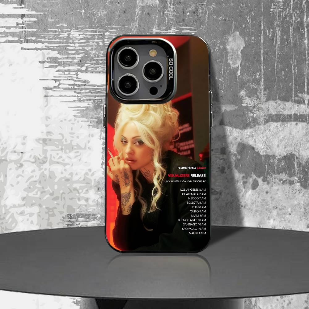 FEMME FATALE M-Mon L-Laferte Phone Case For iPhone 17,16,15,14,13,12,11,Air,X,XR,Pro,Max,Plus Shockproof Matte Cover iPhone16
