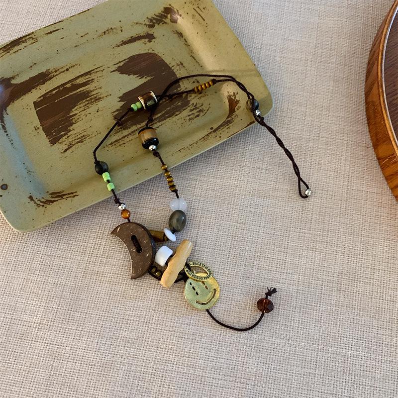 

Минималистичное регулируемое акриловое геометрическое ожерелье - Универсальная модная цепочка для свитера