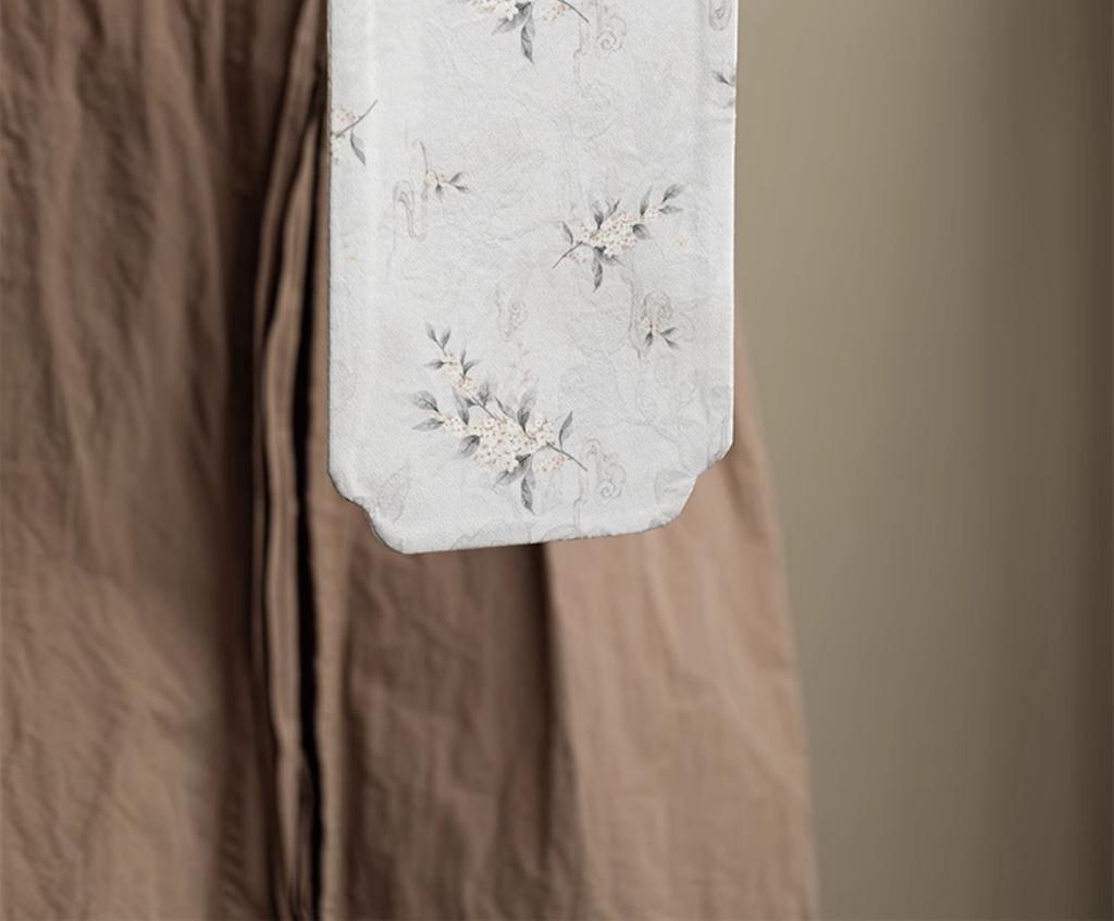 Chinese-style osmanthus tea banquet waterproof cotton and linen cloth Chinese-style tea table tea fabric tea table mat