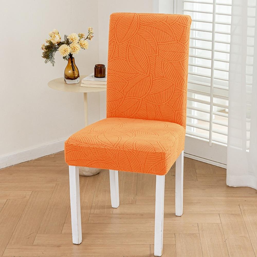 Elastic Stretch Dining Chair Cover Long Jacquard Chair Cushion Cover Waterproof Seat Covers Chair Protectors