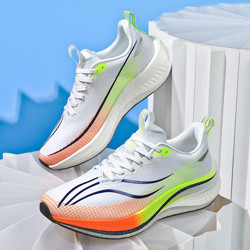 

Red Rabbit 7PRO running shoes for boys and girls, older children s mesh breathable sports shoes, non-slip racing, shock-absorbing carbon board runni 36