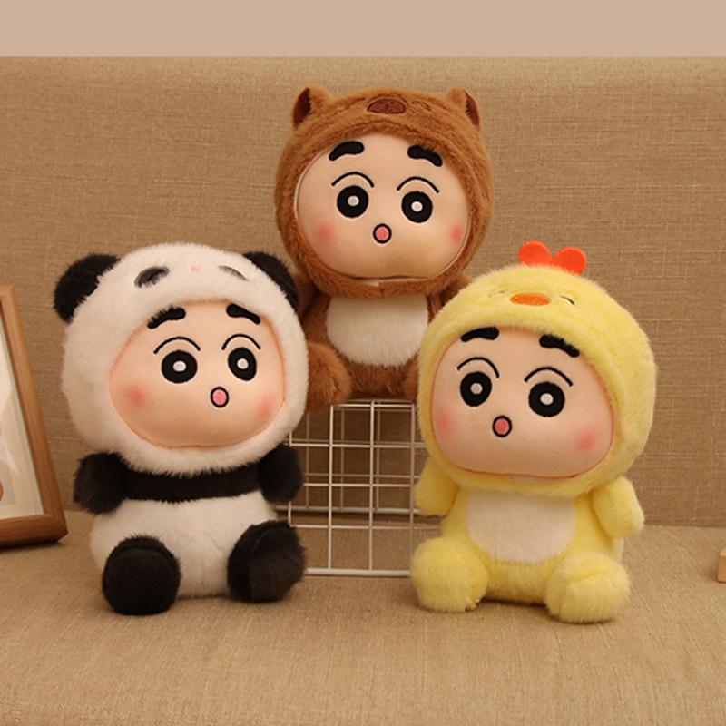8Inch Anime Crayon Shin Chan Plush Toys Cute Plush Cartoon Stuffed Toys Accompany Dolls Bedroom Decoration Valentine Day Gift