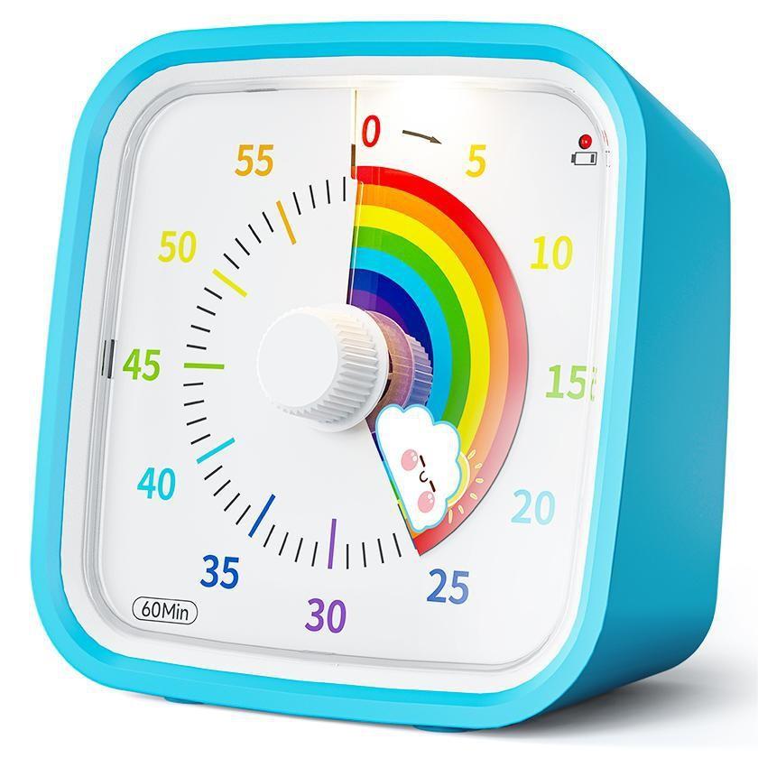 60 Visual Minute Timer Cartoon Dinosaur Silent Disk Timer For Kids And Adults