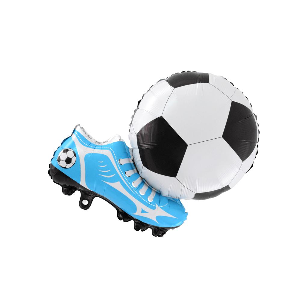 50st Aluminiumfolieballonger, Fotbollspartsdekorationer, Födelsedagsballonger