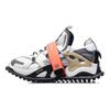 Sapatos Casuais de Cano Baixo Li Ning Pan Gu Masculino Branco Cinza AGLQ043-6