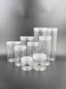 Transparent Plastic Jar with Lid for Snacks, Nuts, Grains & Cereals