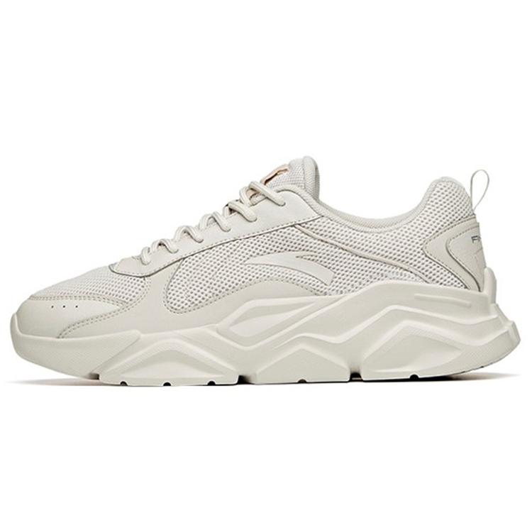 

New Anta Life Collection Cushioned Slip-Resistant Abrasion-Resistant Breathable Low-Top Sports Casual Shoes Gray 912128827-3 44.5