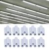 10 Stück T8 5 LED Lampe 3-Pin Stecker LED Licht und Leuchtstoffröhren Stecker T8 5 Röhren Lampe 3-Pin Stecker Verbindungsstücke