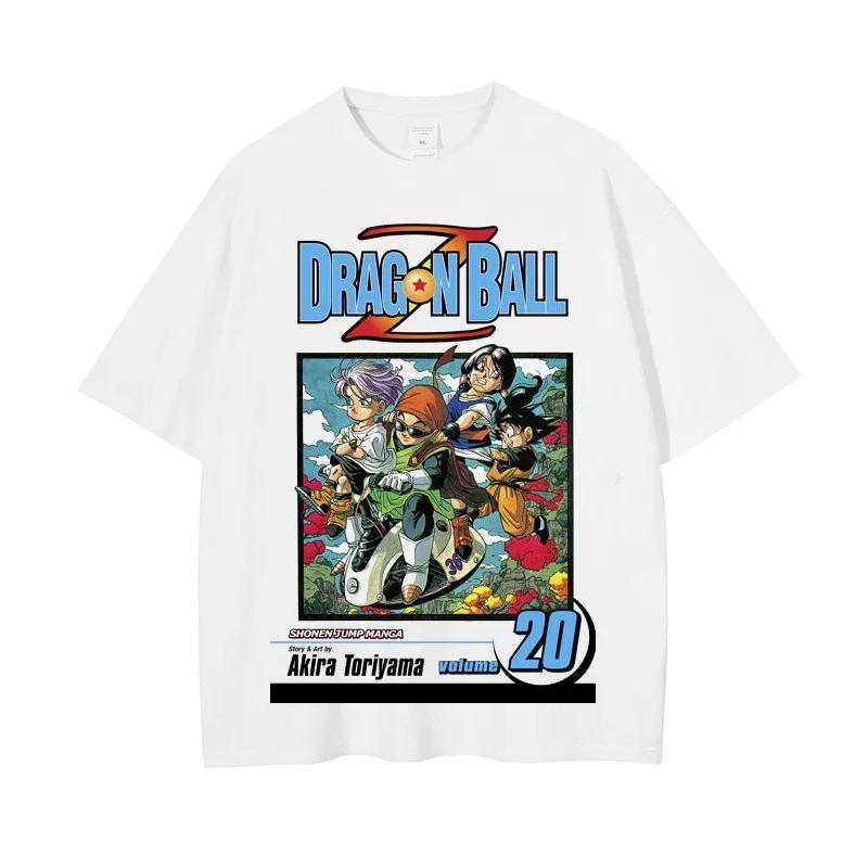 Dragon Ball Z Classic Character Panel Vintage Anime Print Oversized T-Shirt | Unisex Casual Top