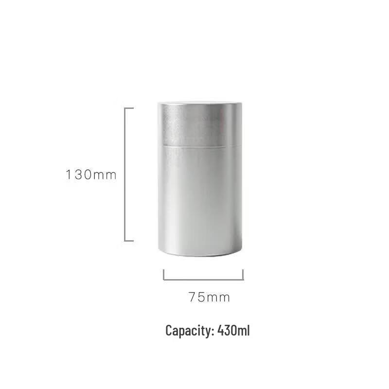 Qiwei Mini Portable Aluminum Tea Caddy