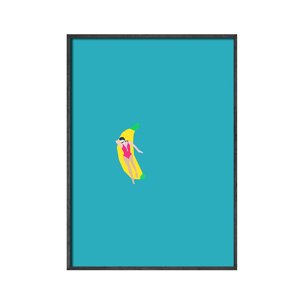 Arte de parede para festa na piscina de verão, impressão minimalista, imagem de viagem, pintura em tela de garota de spa, pôster nódico, decoração de sala de estar