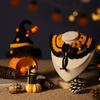 Halloween Adorable Pet Costume Pumpkin Magic Hat Halloween Costume Halloween Cosplay Cat Dog Halloween Party designed for Pet Supplies