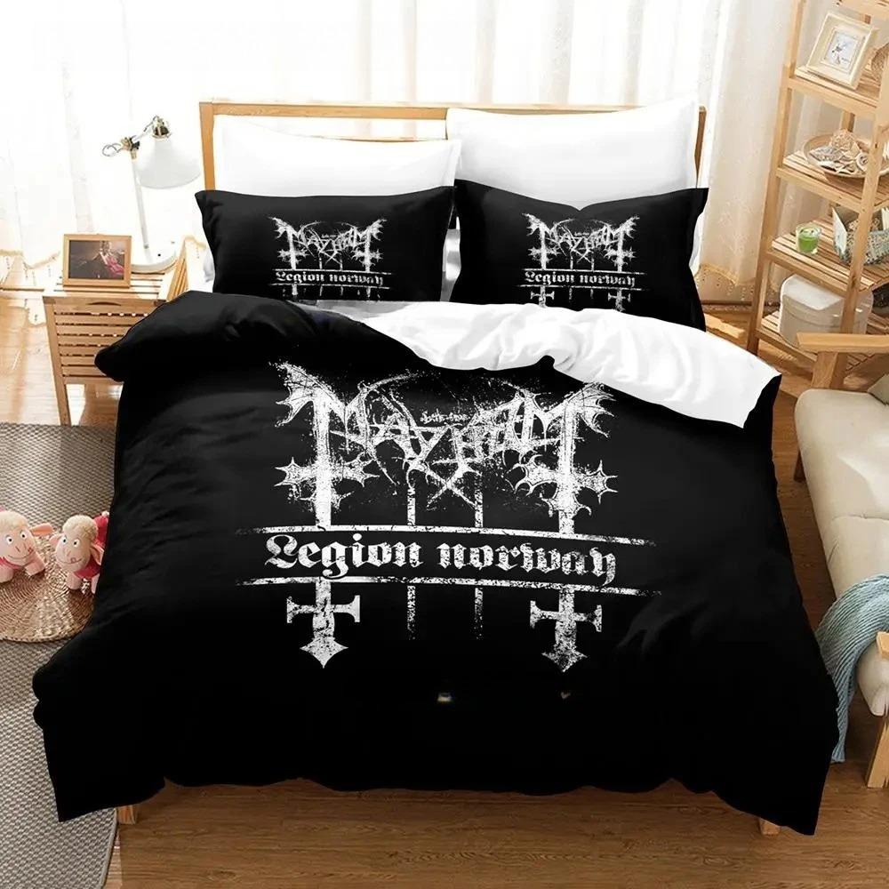 Mayhem Distressed Bedding Set Single Twin Full Queen King Size Bed Set Aldult Kid Bedroom Duvetcover Sets Skeleton Bed Sheet Set