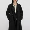 Bo Women's Hepburn Style Waist-Cinched Wool Coat