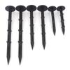 100pcs Fixing Nails Ground Nails Barb Design Plastic Pegs Anti-rust Grass-proof Cloth Nails  Orchard