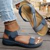 Summer Fashion Shoes for Women Plus Size 36-43 Platform Wedges Comfortable Non-slip Sandals Casual Beach Footwear 2025