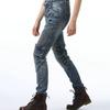 Lässige Retro-Lokomotivhose aus reiner Baumwolle, Motorrad-Jeans, Lokomotiv-Rennhose für Damen