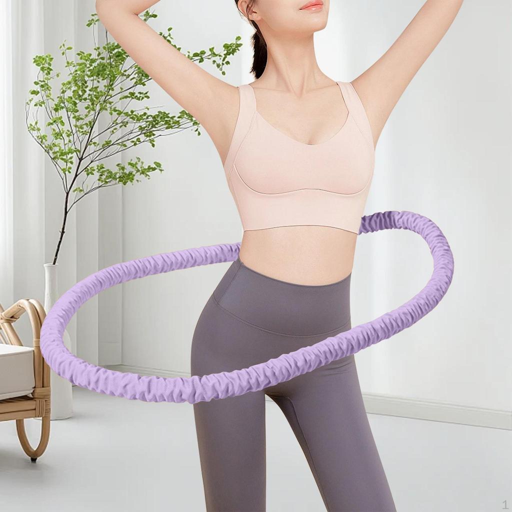 Gewichteter Fitness-Reifen Bauchkreise, Tragbar, Workout, Indoor-Übung Federreifen