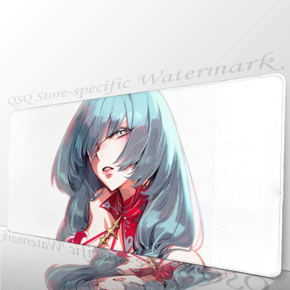 Philolova Anime Game W-Wuthering Waves Mousepad Mouse Mat Desk Mat With Pad Gaming Accessories Prime Gaming XXL Keyboard Pad P
