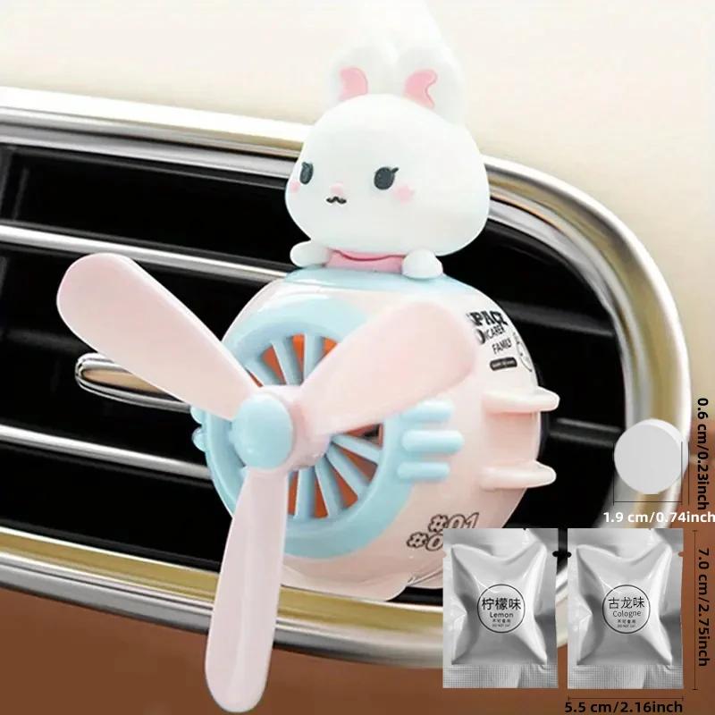 

New Cartoon Car Air Outlet Aromatherapy Machine Car Interior With Decorative Fragrance Ornaments (give Two Fragrant Tablets)
