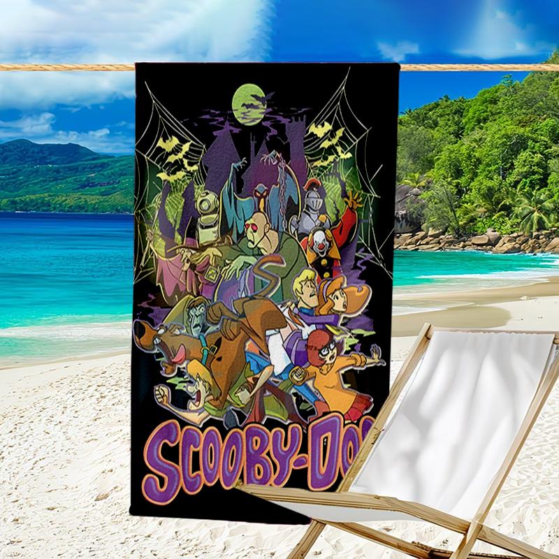 Ultra-Soft Beach Towel with Scooby-Doo Theme,Ideal for Pool - Camping, Diving - Perfect Travel Essential, Vibrant Beach Towel.