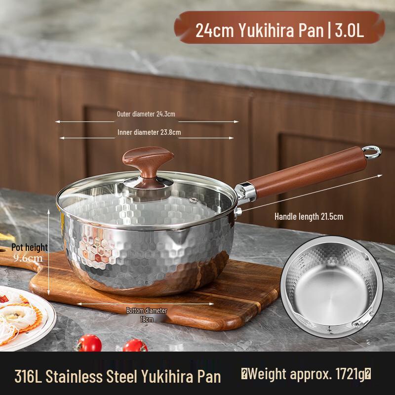 

Zhuchuang Jingpin 316L Stainless Steel Hammered Saucepan with Lid